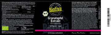 Granatapfel Extrakt Kapseln Bio